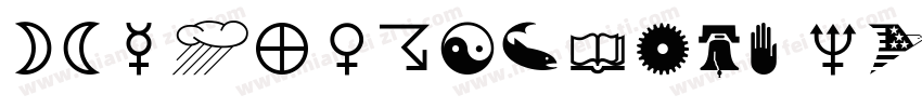 HGEMPIXymbols Regular字体转换